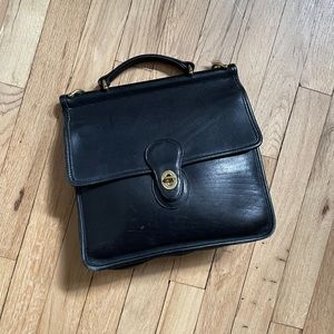 Vintage Coach Leather Bag